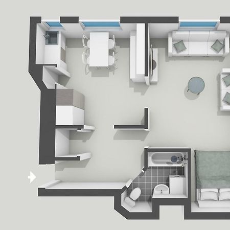 Magnificent Sea View! Luminous 1 Bedroom For Max 4 Helsinki Exterior foto