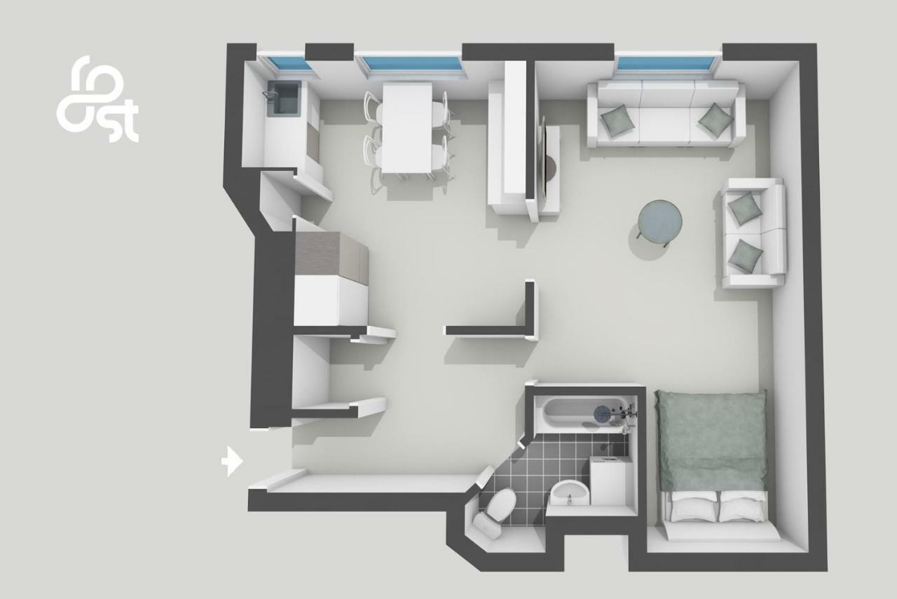 Magnificent Sea View! Luminous 1 Bedroom For Max 4 Helsinki Exterior foto